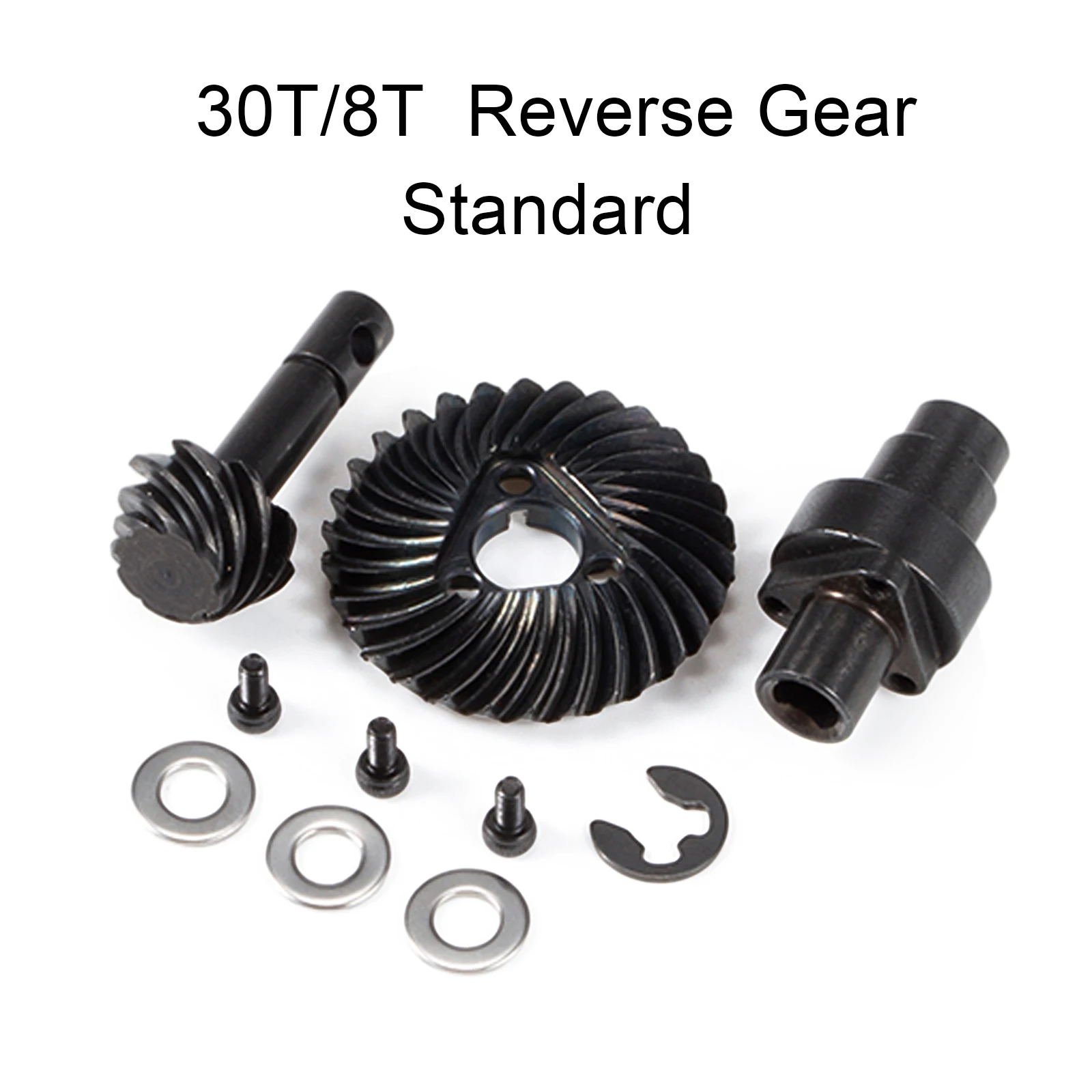 Helisches Kegelradsatz-Set Overdrive Underdrive 24/8T 27/8T 30/8T 33/8T für Axial SCX10 Pro SCX10 II AR44 SCX10 III AR45 Capra F9 – Detail 15