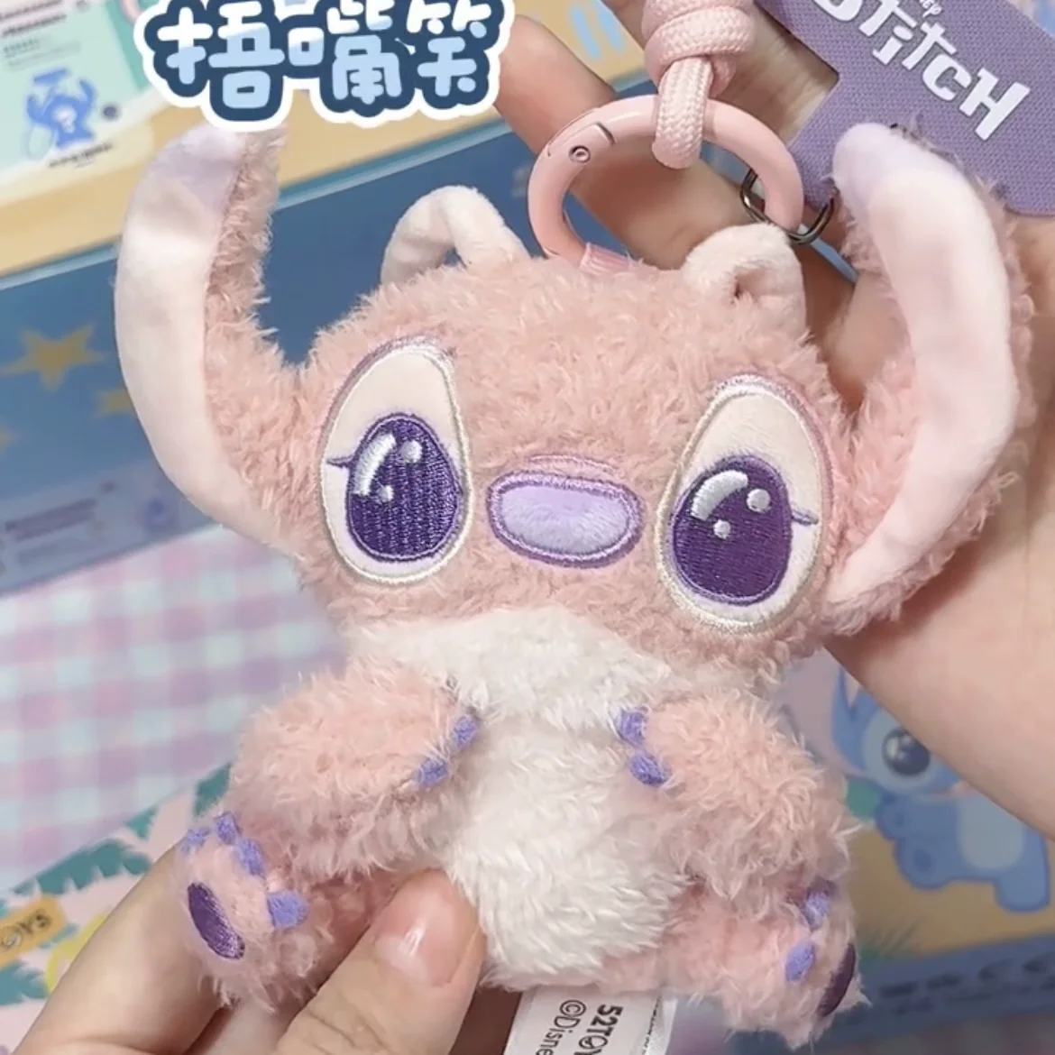 

Stitch Mood Series Vinyl Collectible Phone Rope Blind Box Kawaii Anime Doll Mystery Box Action Figure Surprise Bag Pendant Toys