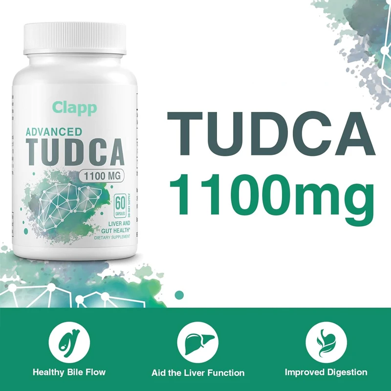 

TUDCA Liver Supplement, Super Bile Salt TUDCA Supplement, Liver Supports Liver Cleansing, Detoxification, and Repair