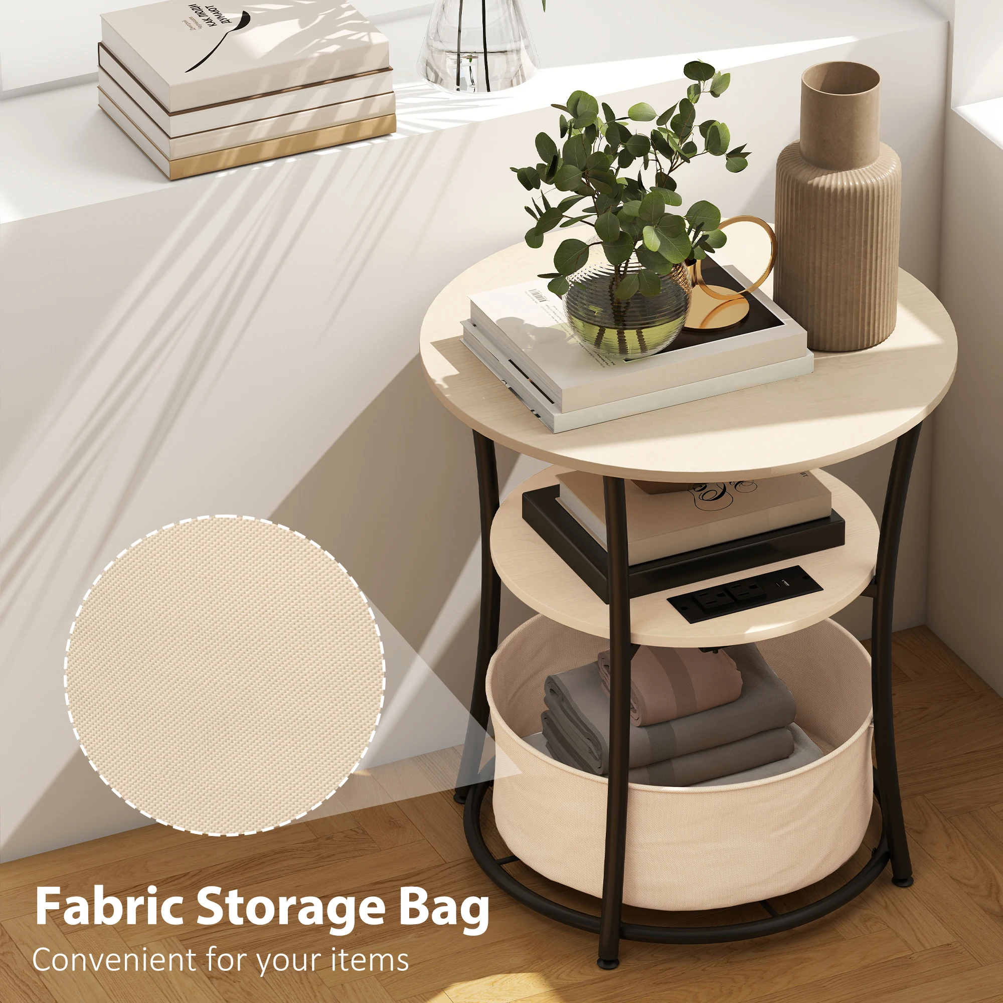 

Приставные столики, журнальные столики, трехъярусные ящики для хранения, способные заряжать телефоны, заваривать чай и приготовлять кофе.