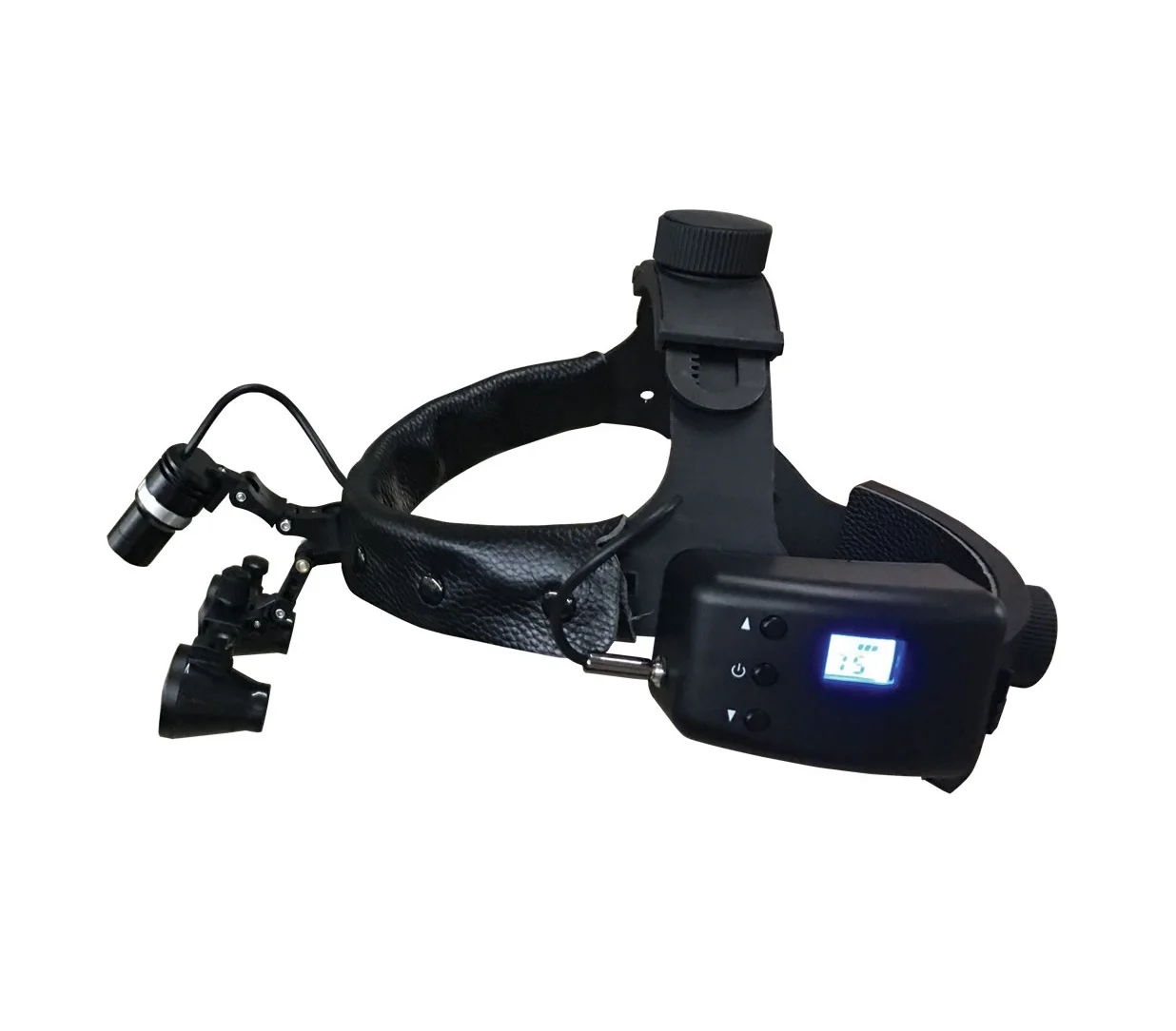 KS-R01 (5W) Single Battery with Medical Loupe 2.5x 3.5x 4x 5x 6x Gynecology ENT Wireless LED Head Light