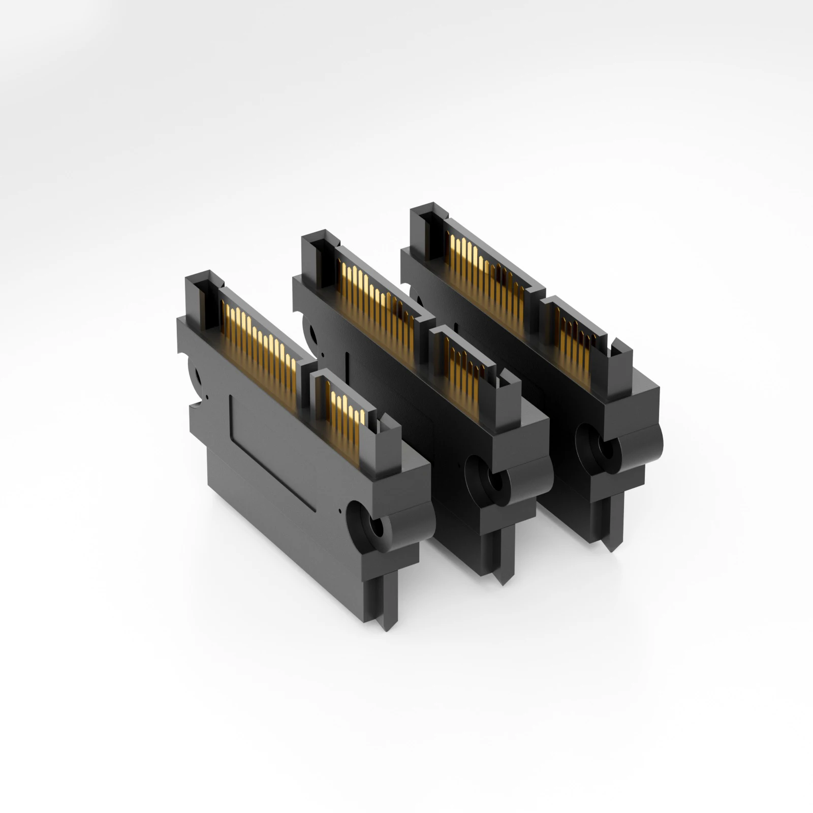 SATA Male To Female Power Data Converter 22Pin 7+15 Male To Female SATA To SATA Converter SATA To SATA Adapter