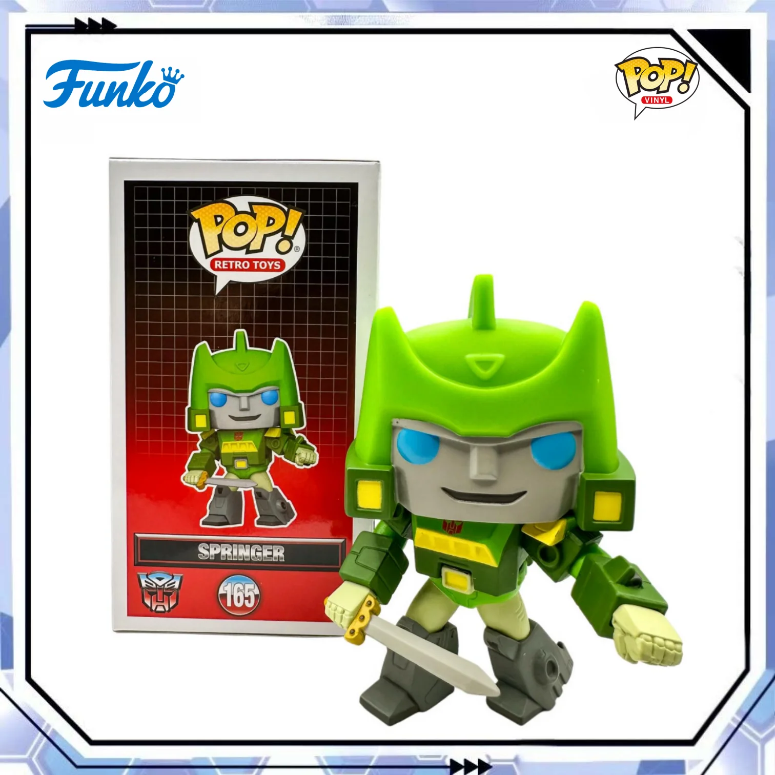 

Фигура Спрингера # 165 фигурок Funko Pop Transformers, официальная оригинальная лимитированная серия, 4,8 дюйма, подарок для фанатов фильма «Трансформеры»