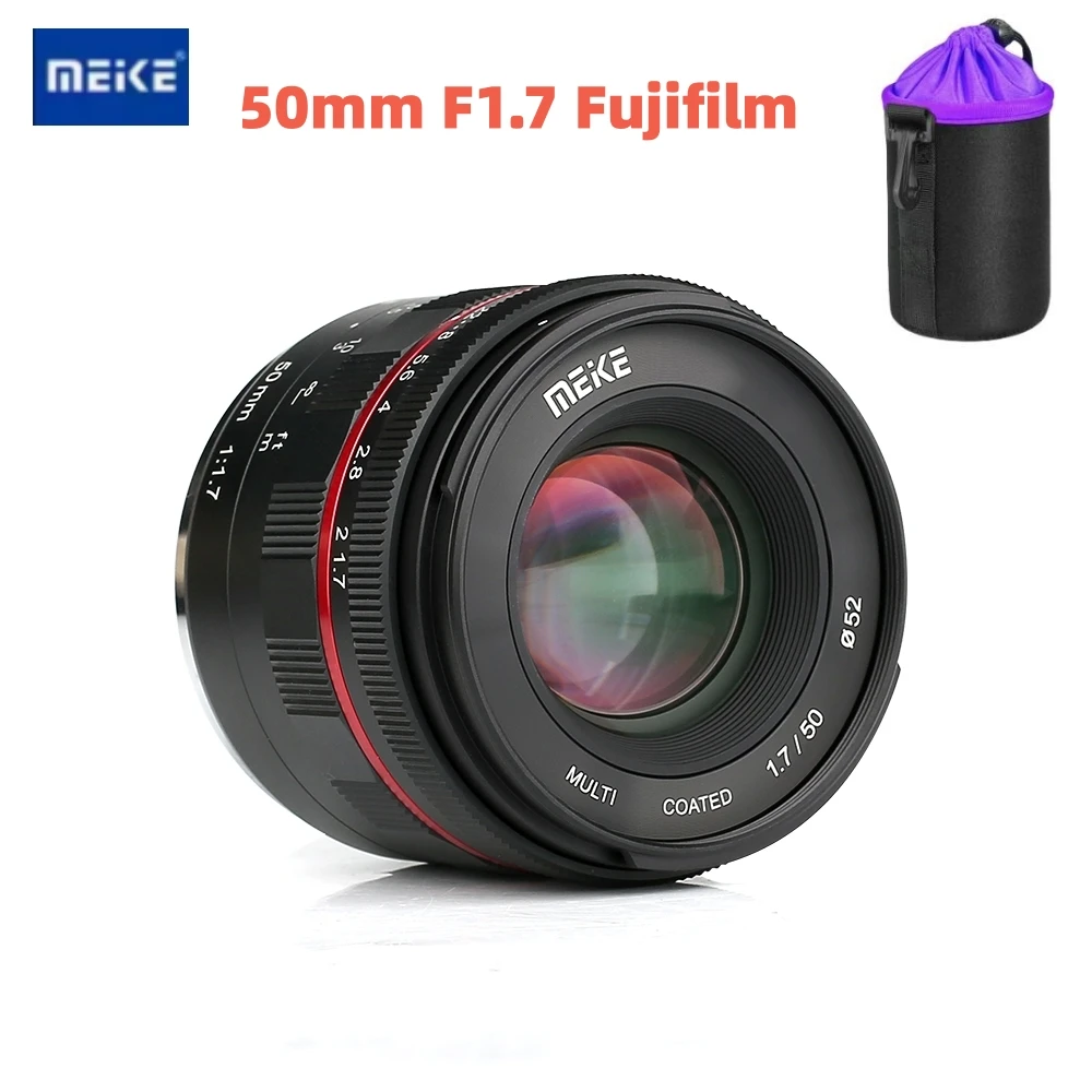 

Meike 50mm f1.7 Fuji FX Full Frame Wide Angle Manual Focus Lens for XT5 XT4 XT3 X-30 X-T20 X-H1 XPro2 X-E3 X-A2 X-E2 X-E2s