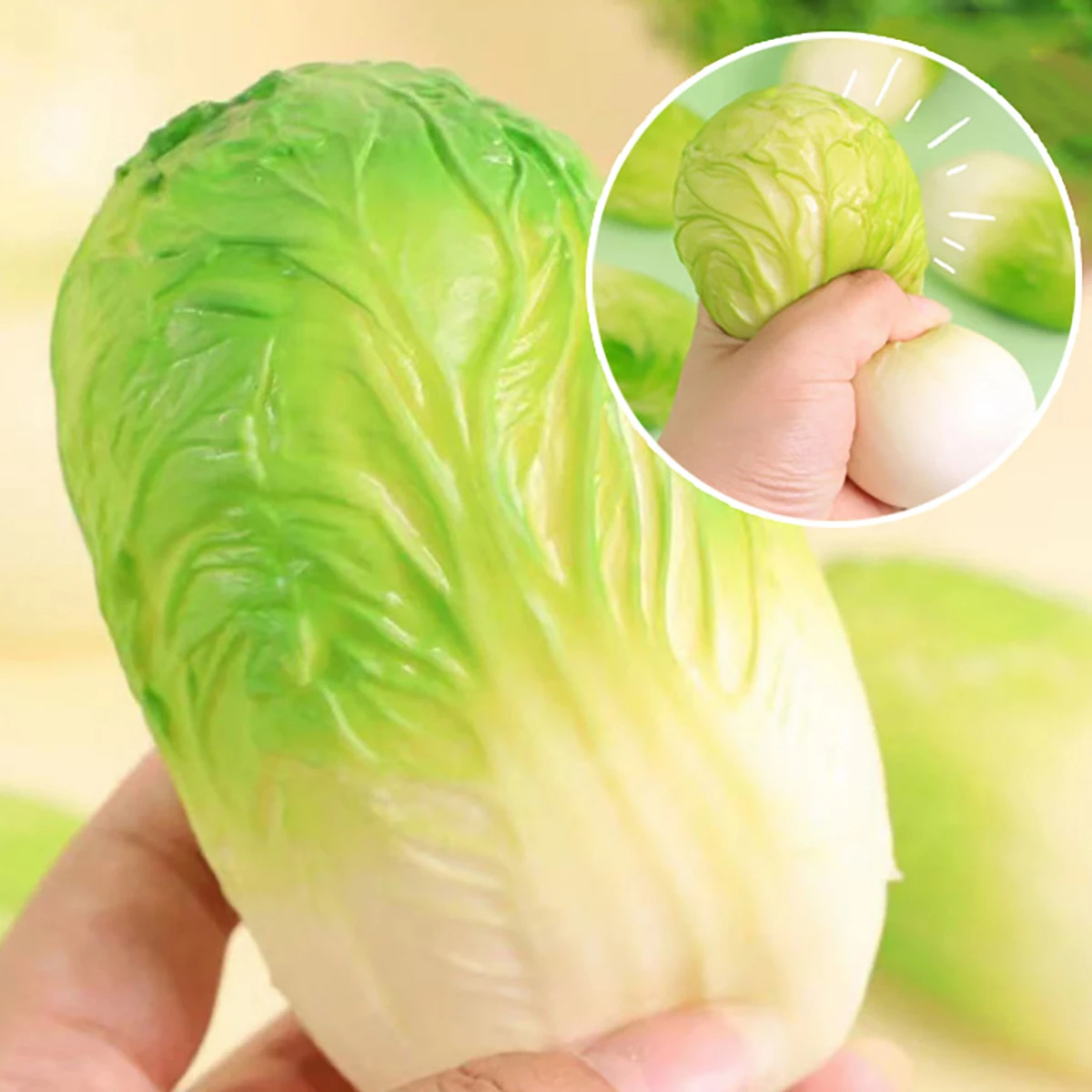 Decompression cabbage venting toy, can relieve stress in the office or when losing temper