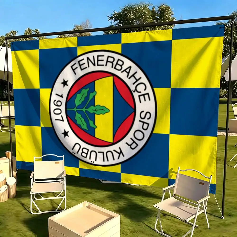 C-Cool Turkey Fenerbahce-Es Pattern  Flags Wall Hanging Tapestry Outdoor Garage Room Decorative flag Background Blanket