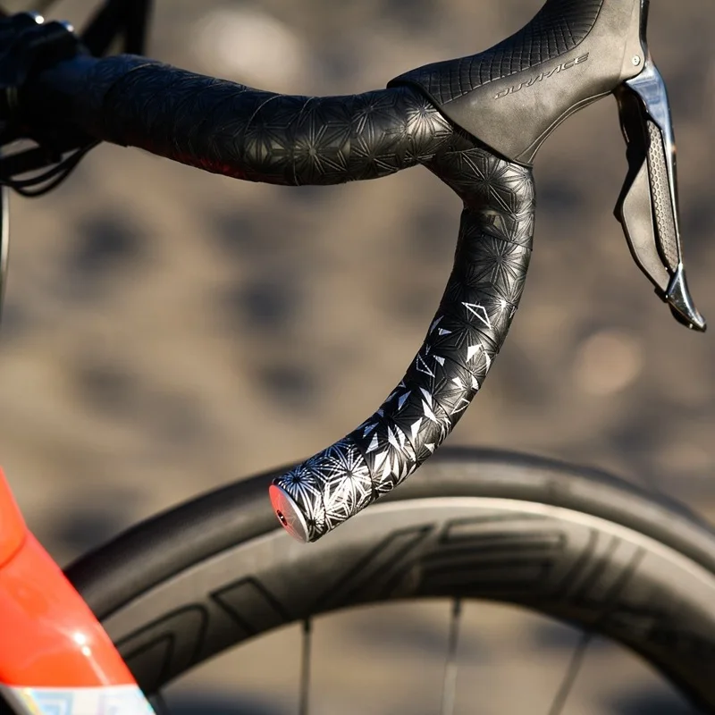 2Pcs Anti-Slip Handlebar Tape PU Road Bike Shock Absorption Handle For Bicycle Racket Cycling Tools with Bar End Plugs