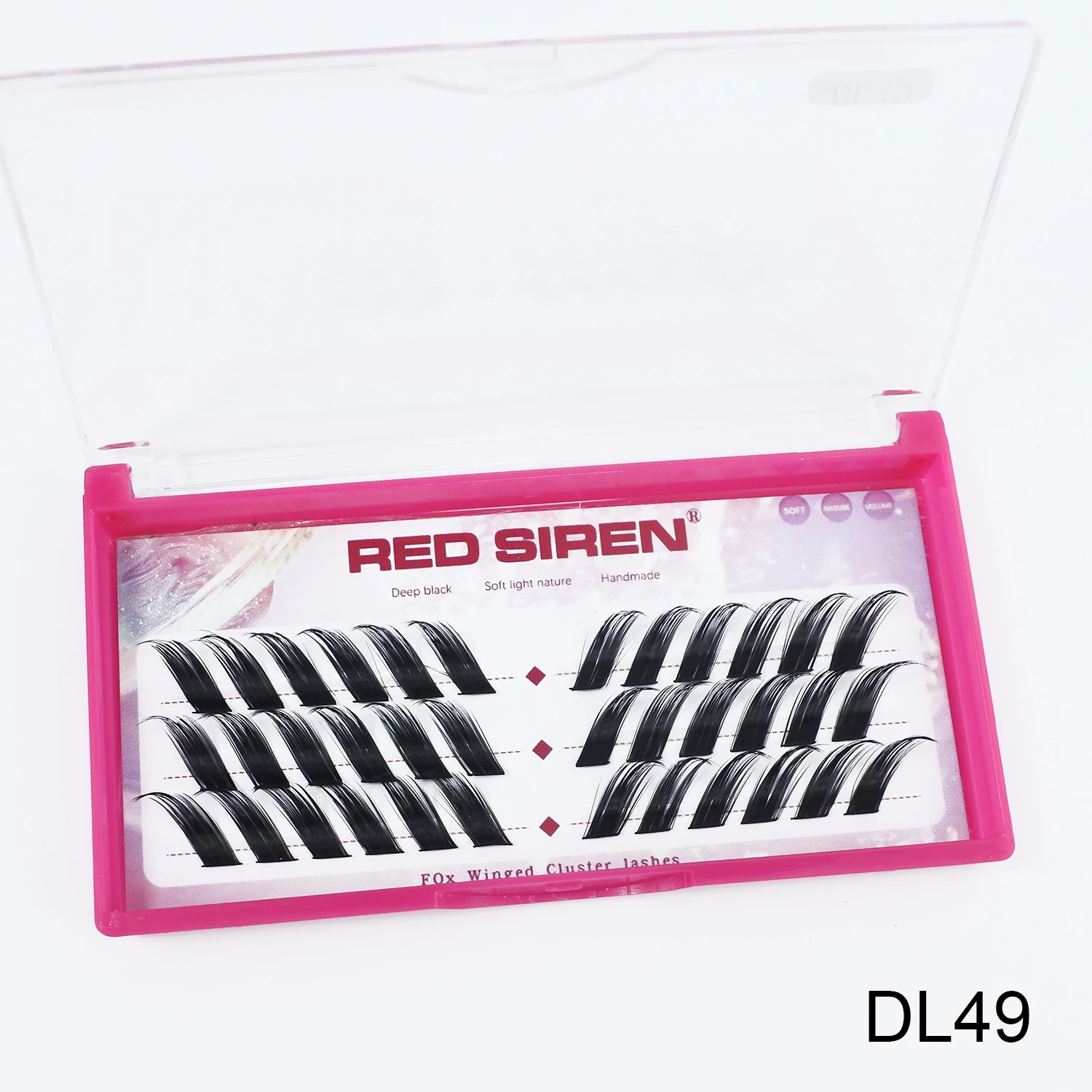 Lash Clusters New Cat Eye Eyelashes Left+Right Eye Lash Extension 3d Natural Wispy DIY Individual Eyelash