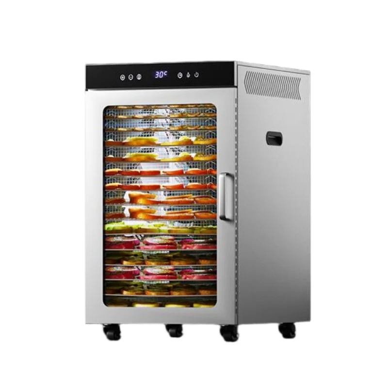 24 Layer Fruit Drying Machine Dried Fruit Machine Stainless Steel Biltong Beef Jerky Fruits Food Dehydrators Machine
