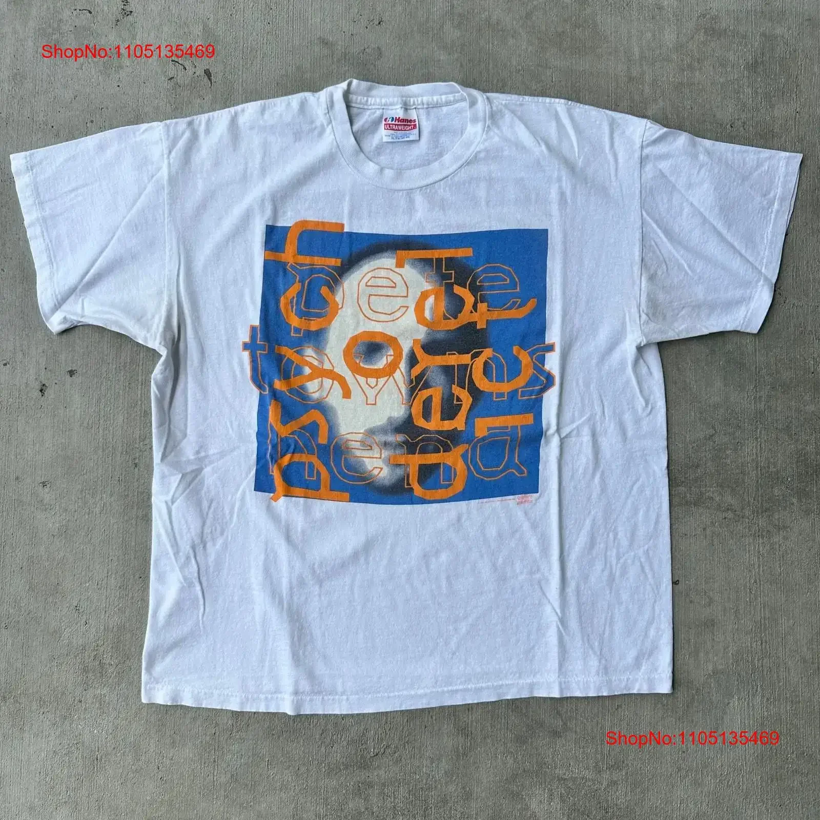 Vintage Pete Townshend Psychoderilict tour music graphic T Shirt vintage Washed Versatile Soft streetwear Stretched Stylish