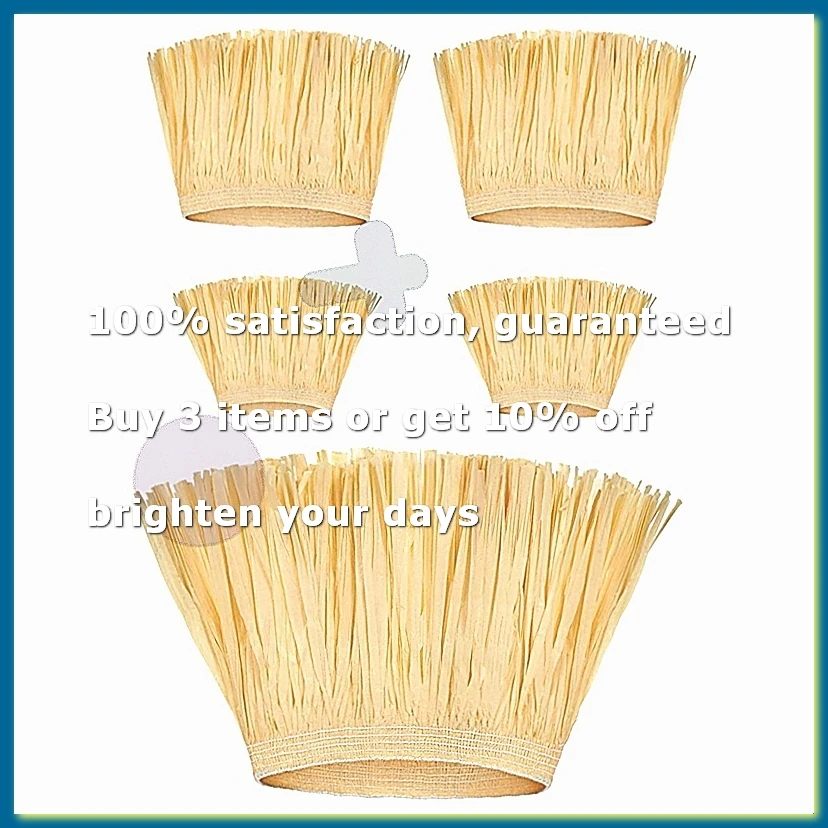 ●Straw Kit Paper Costume Accessories Neck Arm and Ankle Ties for Accessory Decoration