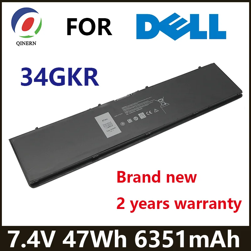 

34GKR 47Wh 7.4V Laptop Battery For DELL Latitude E7420 E7440 E7450 Series V8XN3 G95J5 0909H5 0G95J5 5K1GW