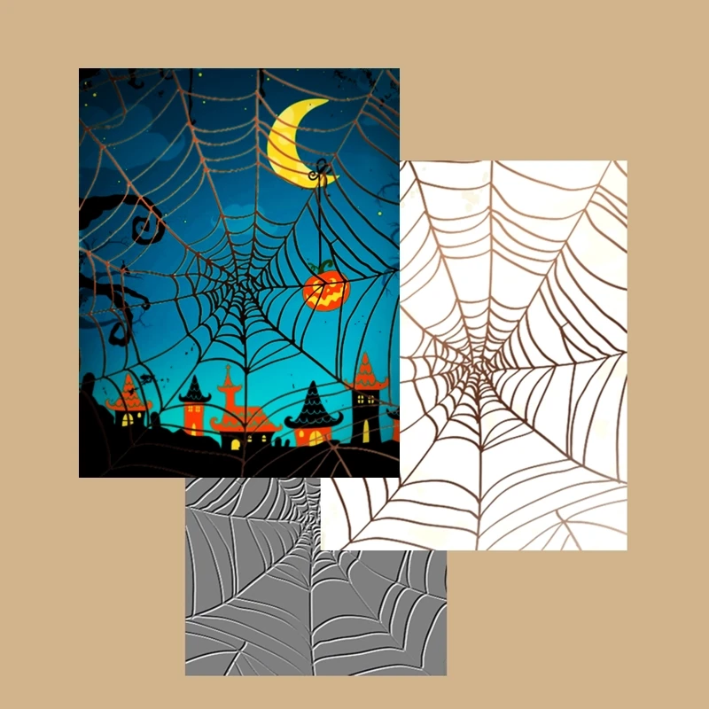 Boże Narodzenie gorąca folia liść łosia płatek śniegu dynia tło Scrapbooking tłoczenie ramki karty Craft Halloween wykrojniki do metalu