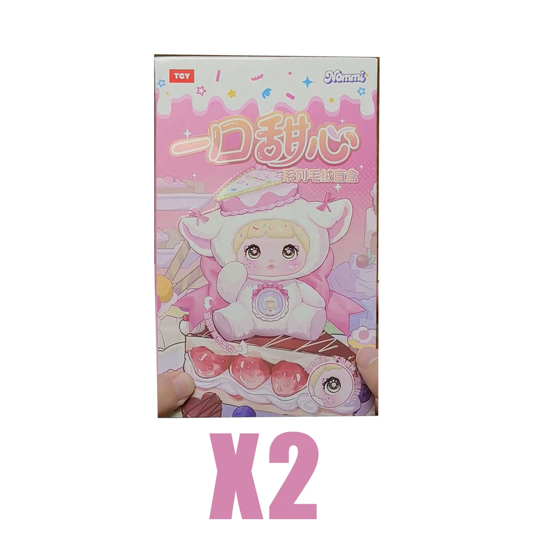 Nommi & Amlls Sweetheart Bite Series Pluche Vinyl Blind Box Speelgoed Nommi V7 Mystery Box Poppen Vinyl Model Zachte Hangertje Trendy Speelgoed