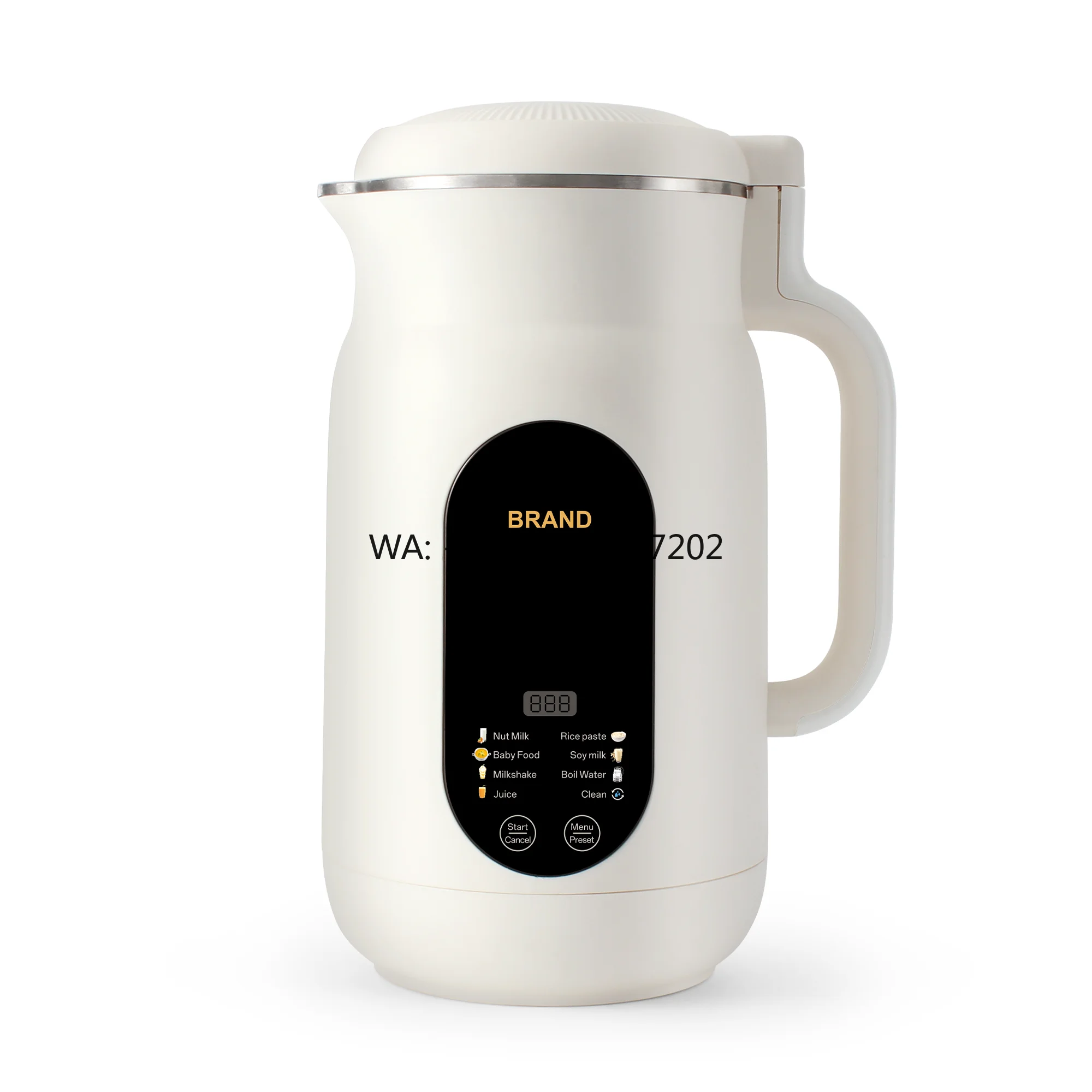 

10-лезвийный дизайн, автоматическая машина для миндального молока для домашнего растительного молока, овсяного, йогурта, соевого молока