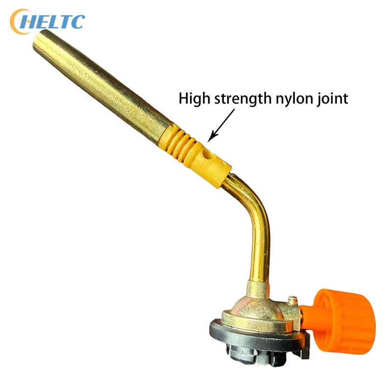 1PCS Butane burnerOutdoor Camping BBQ Portable Soldering Heat Gun Butane Burner Welding Gas Torch Flame Gun Brazing Flamethrower