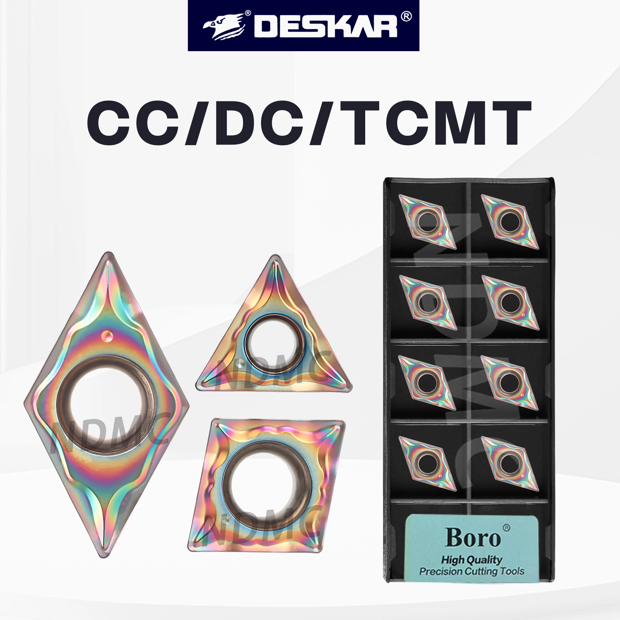 

Токарные пластины с ЧПУ CCMT/DCMT/TCMT060204/060208/09T304/09T308/11T304/11T308-LM TF918 для обработки закаленной стали