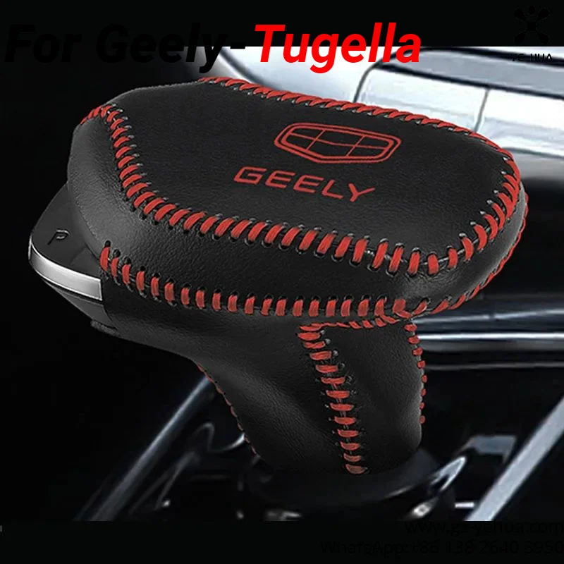 For Geely Tugella Xingyue FY11 2020-2023 Automobile Gear Shift Sleeve Car Accessories Interiors Lever Cover Change Hand Sewn