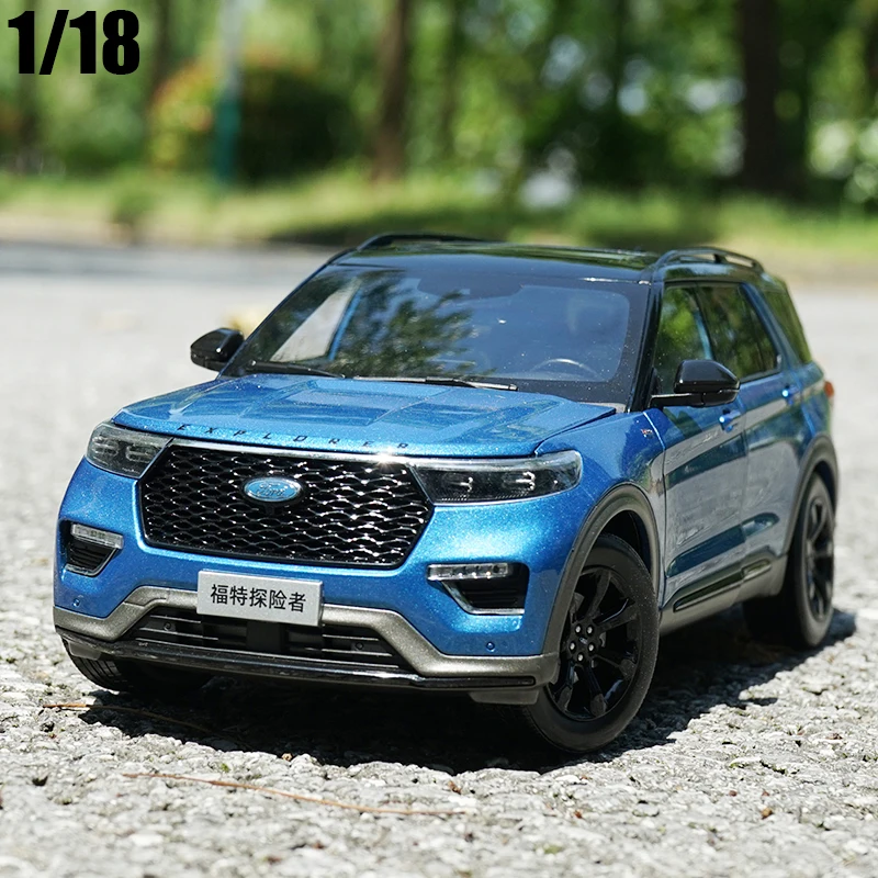 1:18 New Ford Explorer 2021 6th Generation SUV Alloy Diecast Model Toy Car Miniature Gifts Altis Original Box Collection