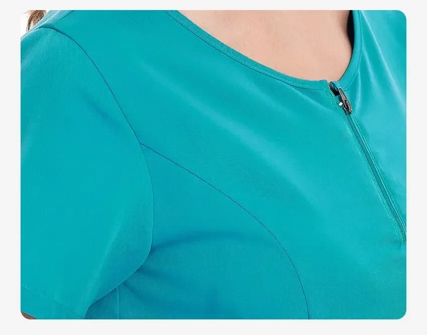 Uniformes médicos Unisex para hombres y mujeres, ropa de enfermería, disfraz de belleza, conjuntos de ropa de trabajo para médicos, dentistas, Tops clínicos, Pantalones