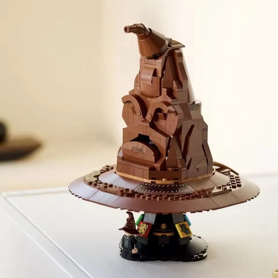 

2025 New 561pcs Sorting Witch Hat Building Blocks Model Toy Fit 76429 Witch Pottered Wizard Hats Collection Birthday Gifts