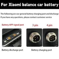 54.8V 4.4Ah SELF BALANCING Skateboard Battery for Xiaomi Ninebot Segway MINI Lithium Cell Connection App with BMS