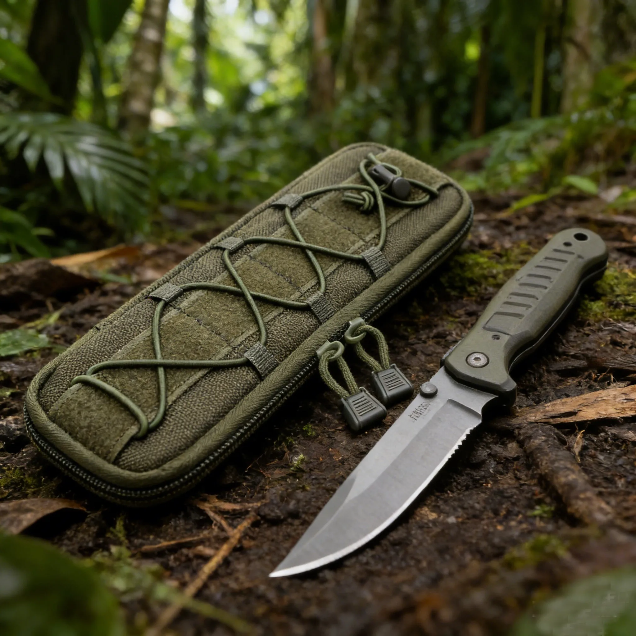 Bolsa Tática Molle para Facas, Suporte para Ferramentas EDC, Acessórios de Caça, Esportes ao Ar Livre, Caminhada, Camping, Coldre para Lanterna de Caça