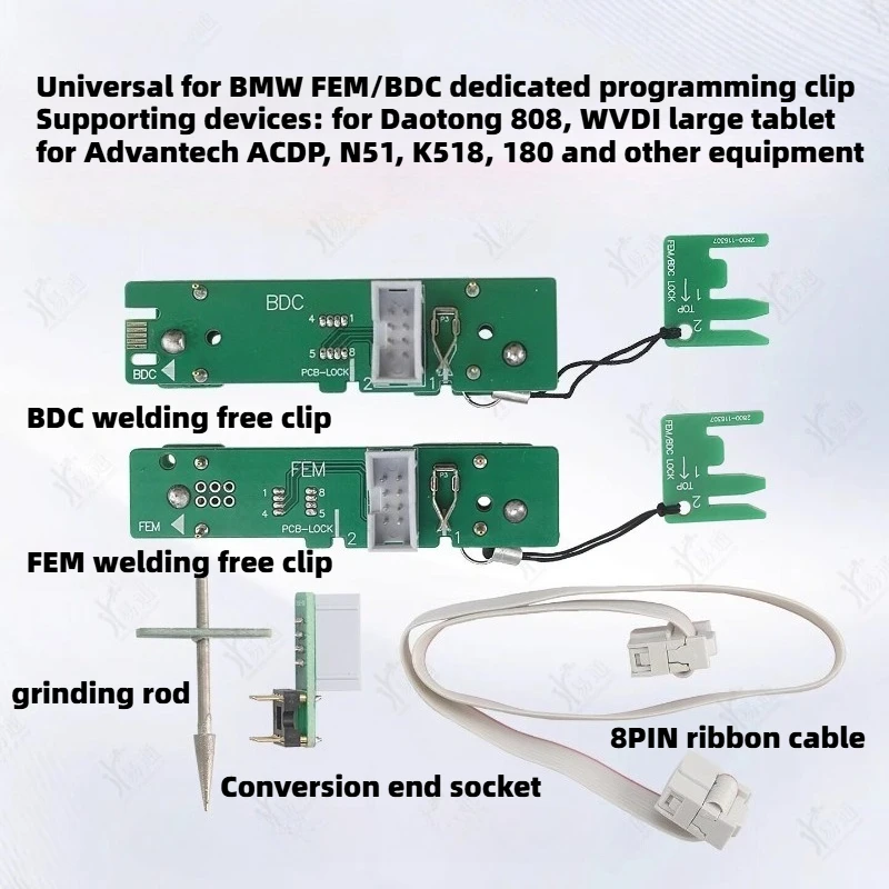 Universal for BMW FEM/BDC Non Soldering and Non Disassembling Programming Clip 95128/95256 Chip VVDI