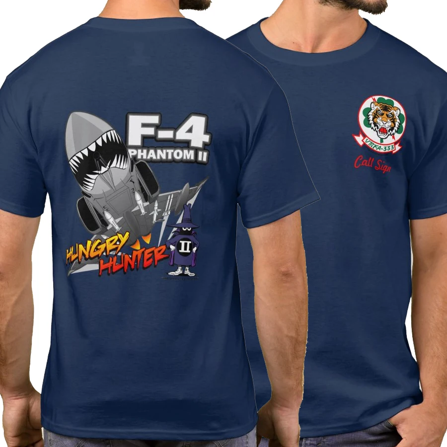 VMFA 333 F-4 Phantom II US Marine Corps Fighter Squadron T-Shirt New 100% Cotton Short Sleeve O-Neck T-shirt Casual Mens Top