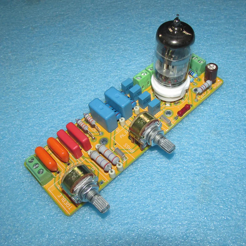 6n1/6n2 Tube Tone Board 500K Potentiometer Active Attenuation Tone Board Hifi Tube Amplifier Preamplifier Amplifier Audio