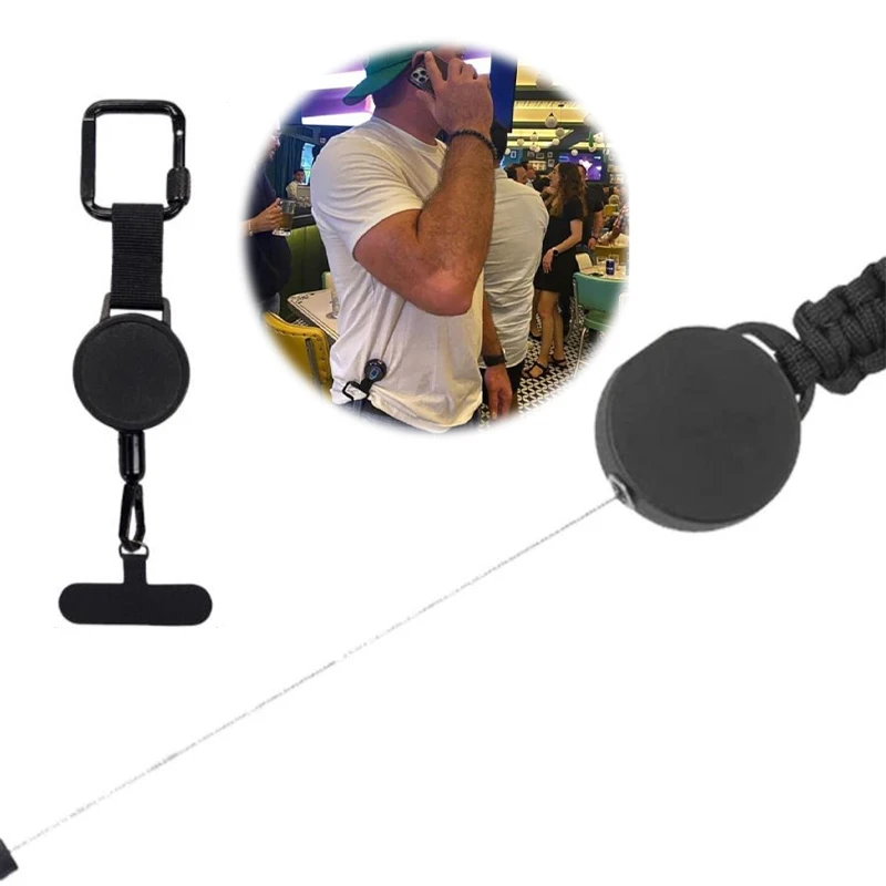 

Retractable Anti-Theft Phone Holder Cellphone Lanyard Strap Smartphone Safety Tether with Belt Clip Cellphone Lanyard for Travel