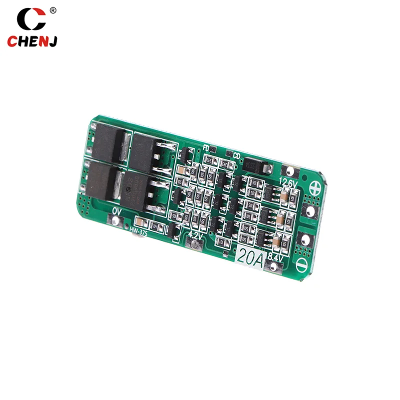 1pc 3S 20A Li-ion Lithium Battery 18650 Charger PCB BMS Protection Board 11.1V 12V 12.6V Cell 59x20x3.4MM Module