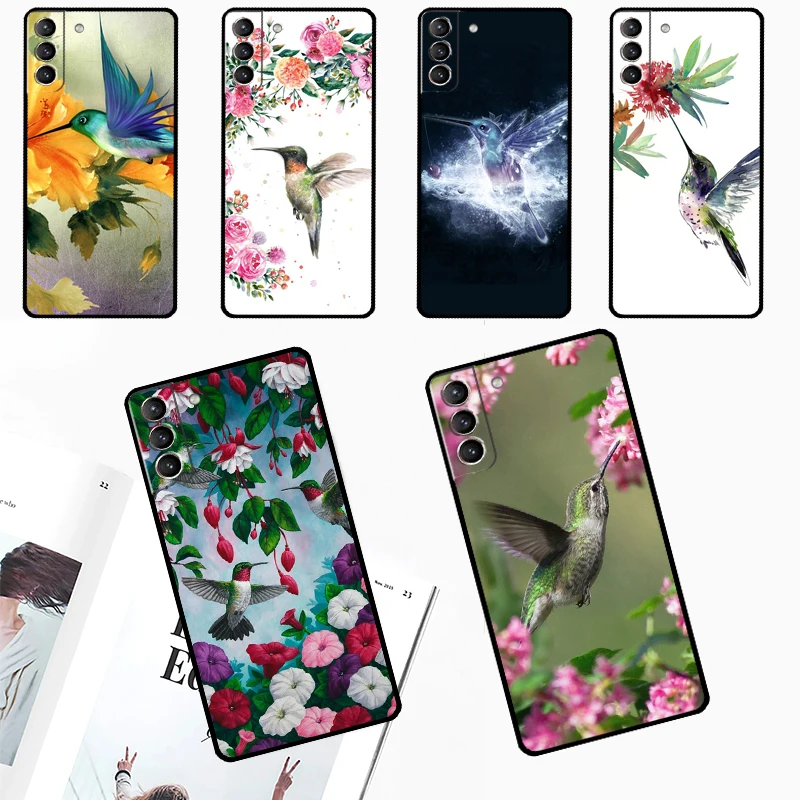 Hummingbird Case For Samsung Galaxy S24 S23 S22 Ultra Note 20 10 S8 S9 S10 Plus S20 FE S21 FE Cover