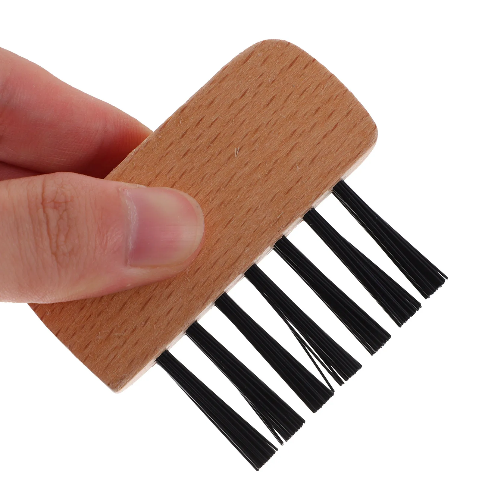 Cepillo para placa de béisbol y sóftbol, mango de madera, cepillo de limpieza para árbitros de béisbol, accesorio deportivo portátil, accesorio de sóftbol, 3 uds.