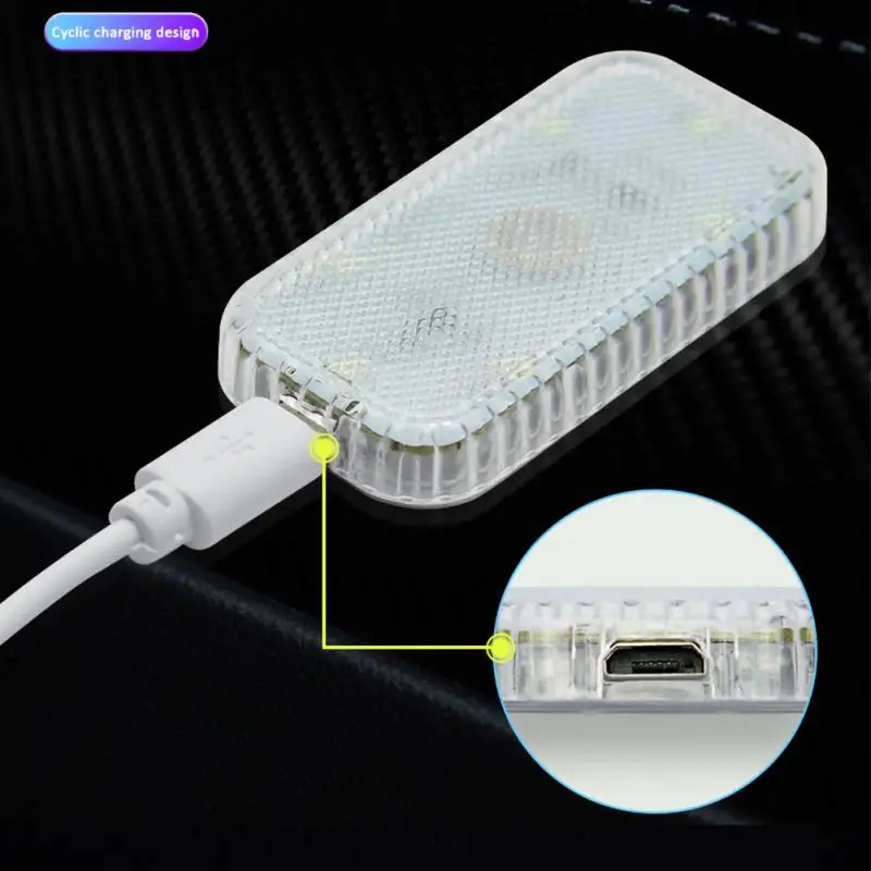 Mini Lampe Tactile Portable Universelle pour Toit de Véhicule, Recharge USB, Accessoires de Voiture