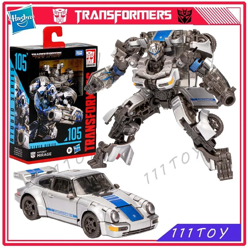 Auf Lager Hasbro Transformers Classic Toys Studio Series SS-105 Deluxe Mirage Actionfigur Roboter Spielzeug Sammlerstücke Geschenke Hobbys