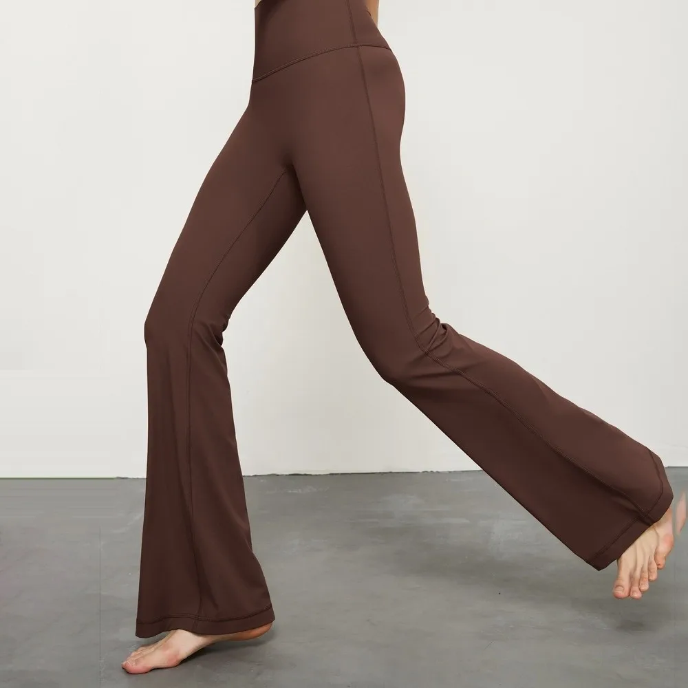 

Leggings High Waist Sports Flared Pants Wide Leg Hip Lifting Yoga Pants Stretchy Breathable Fitness Pants Exercise