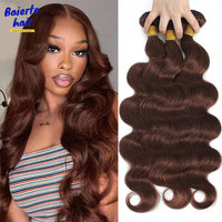 Malaysian Chocolate Body Wave Hair Weave Bundles 10-30 Inches Color 4 Virgin Human Hair Bundles Brown Body Wave Bundles 100G/Pc