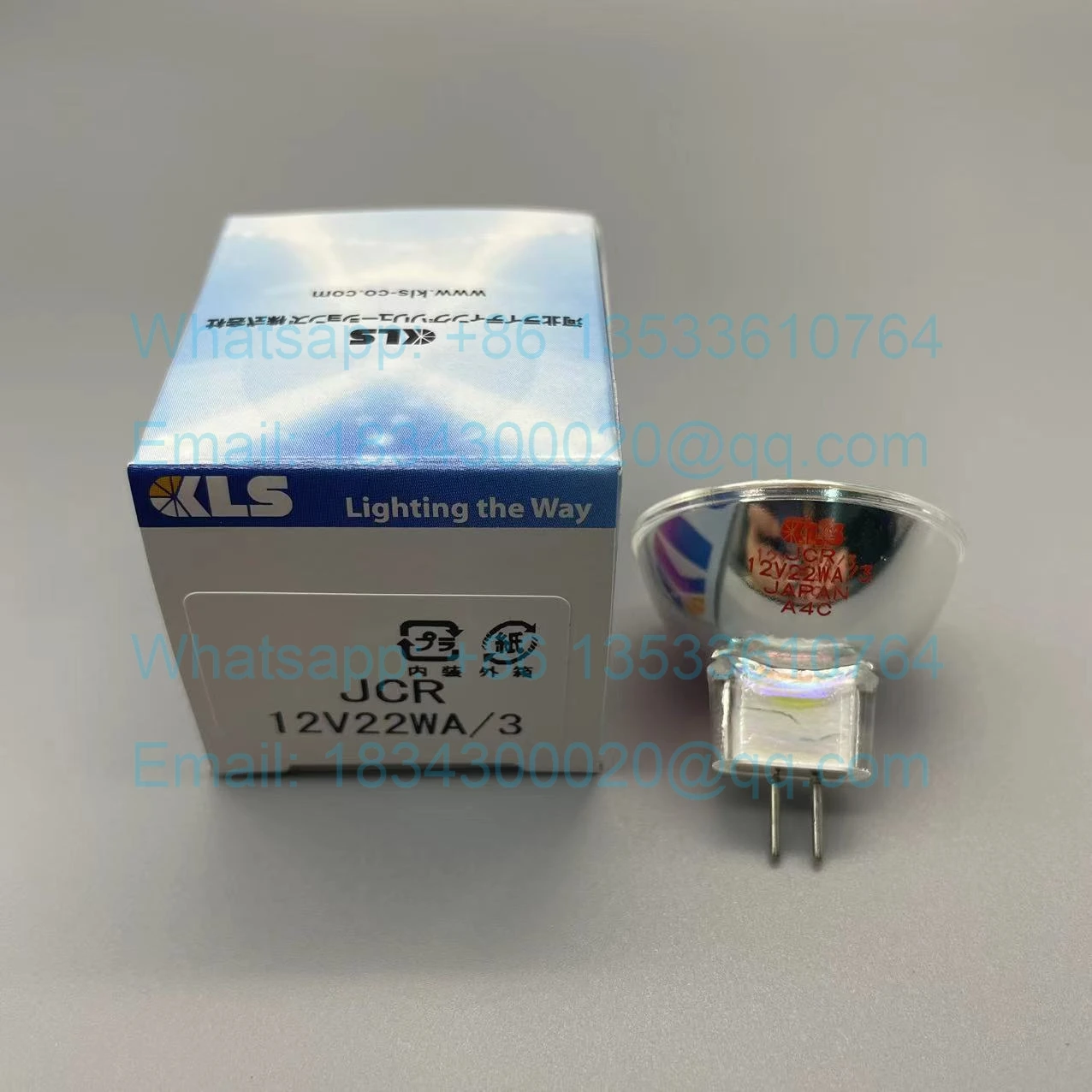 Original KLS JCR 12V22W A/3 MR11 Halogen Lamp Cup OLYMPUS  SZ51 SZ61 SZ2-LGB SZ2-ILA-LGB-S Microscope 12V22W  Lamp Bulb