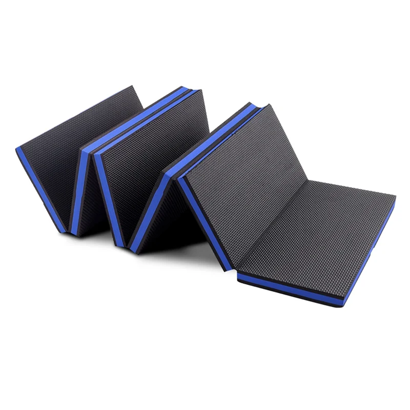 

Стильный складной коврик для ремонта автомобиля из ЭВА, портативный механический рабочий коврик с ручкой, портативный водонепроницаемый для ремонта автомобиля