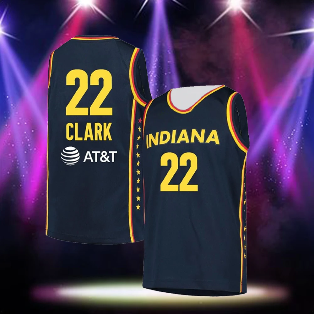 Recién llegados, camiseta de gran tamaño para hombre con estampado de fiebre de Indiana Caitlin Clark Wnba All-Star Phoenix Jersey 2024, ropa de verano para bebé