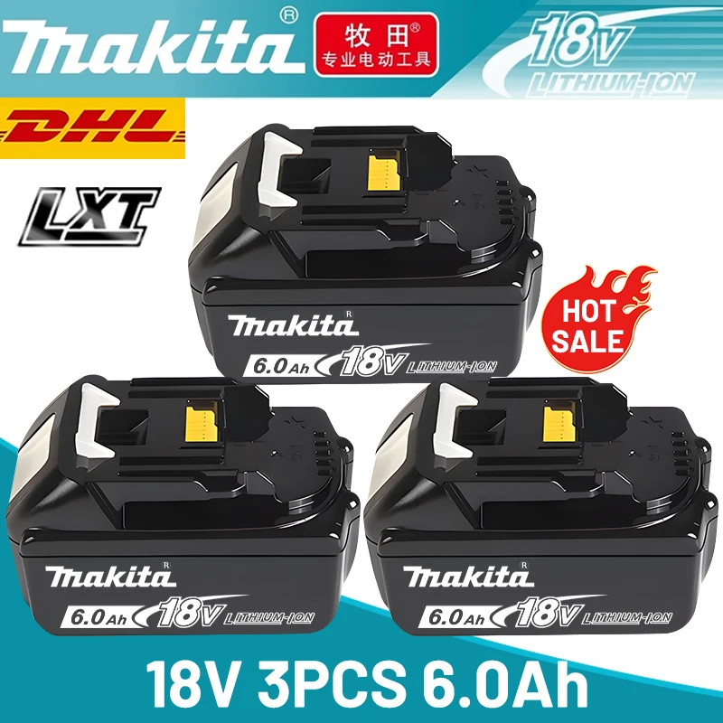 

Makita 18v6ah 9ah 3ah original lithium battery, BL1850 BL1830BL1860bl1850B Makita replacement tool battery, 18V wireless grinder