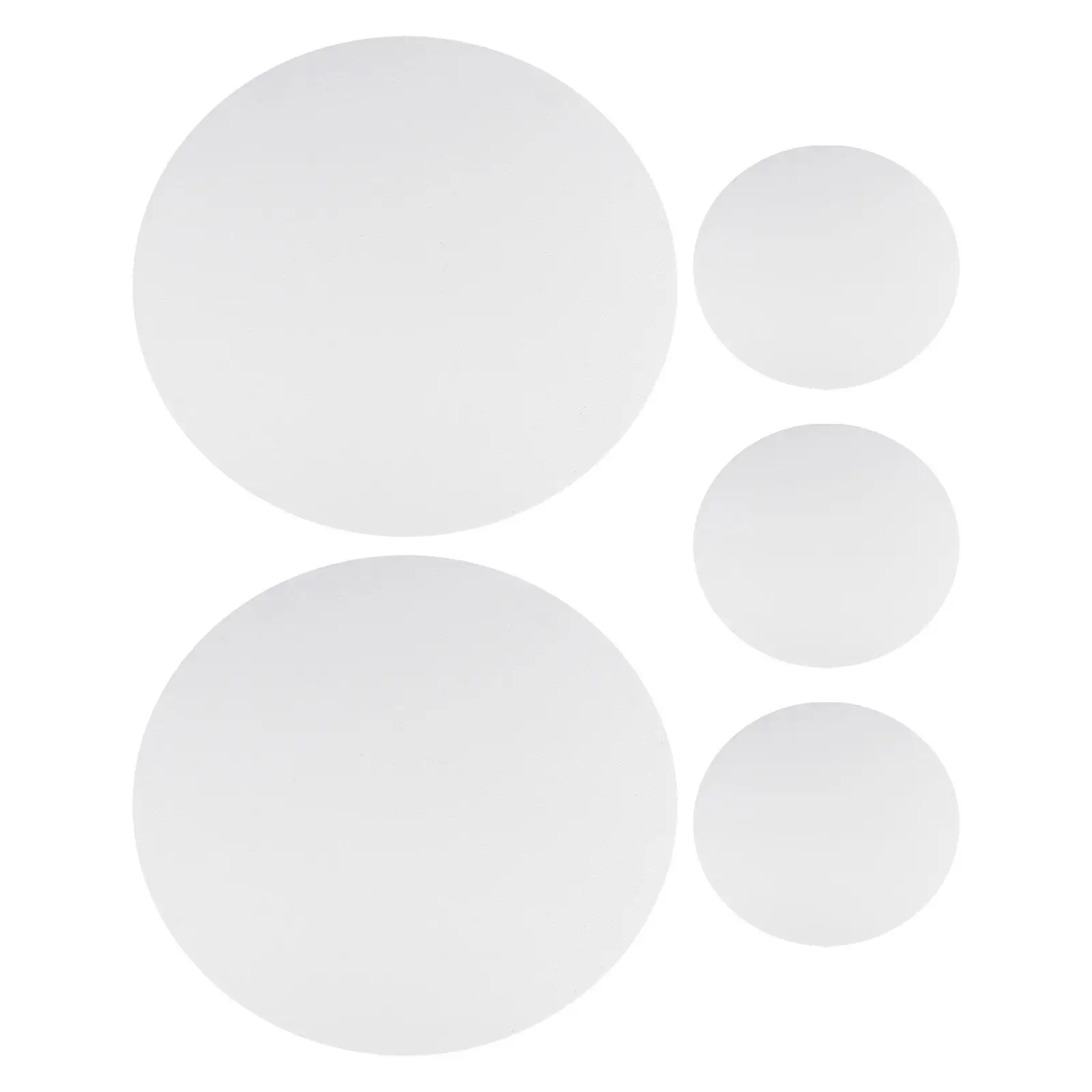 5 Pcs Art Painting Board Blank Canvas Studio Supplies Drawing Boards White Acrylic