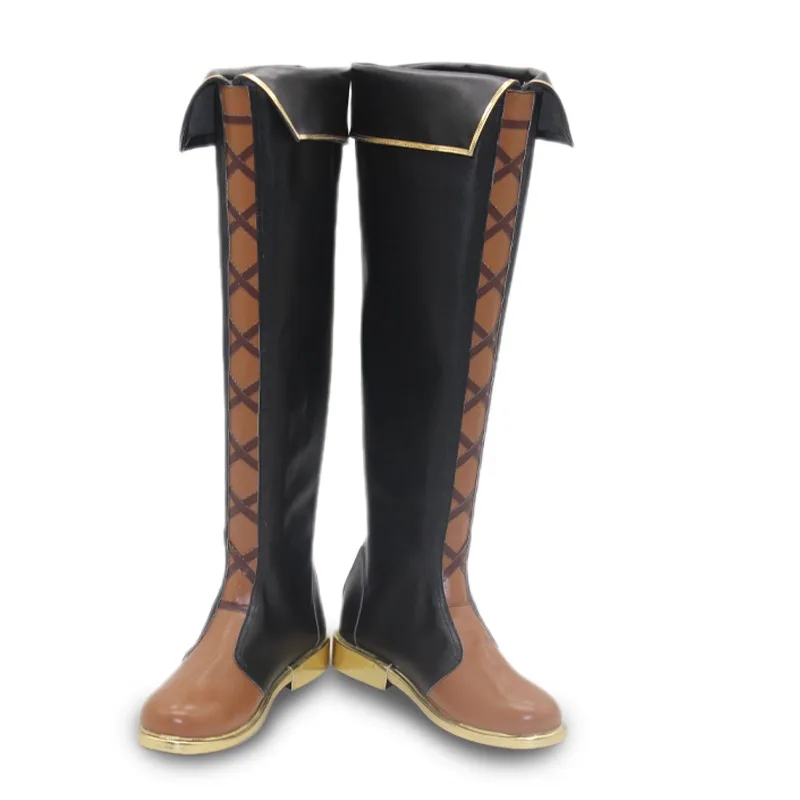 Anime Bangdream Umiri Yahata Cosplay Shoes Timoris Cosplay Props PU Leather Shoes Anime Accessories Halloween Boots Custom Made