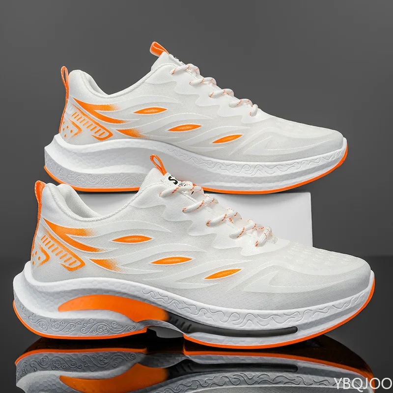 أحذية رجالية صيفية خفيفة الوزن تسمح بمرور الهواء، أحذية جري عصرية متعددة الاستخدامات، أحذية رياضية رجالية مريحة وبسيطة