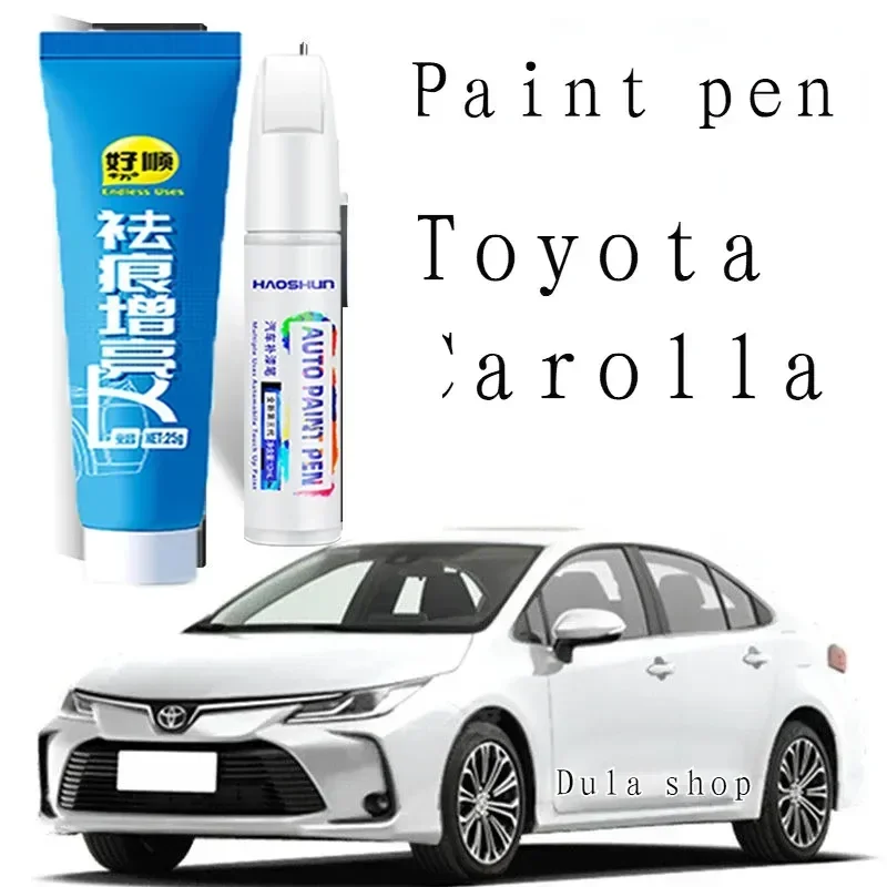 Paint Pen for Scratch Suitable for Toyota Corolla Paint Repair Pen Super White Corolla Modified Original Scratch Repair Artifact