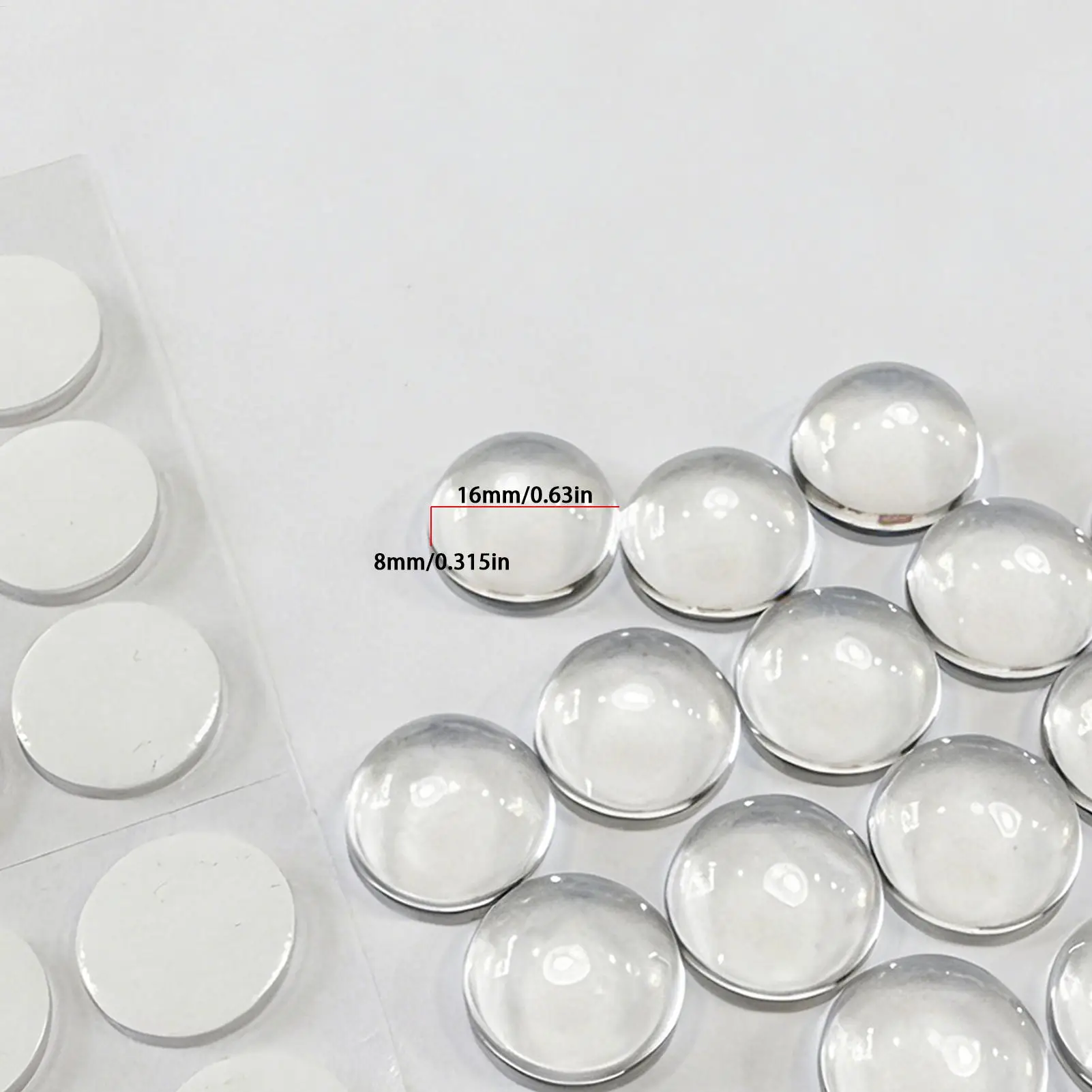 Raised Keyboard Stickers for Laptops, 3D Clear Key Covers Designed for Long Nails & Typing Accuracy Office Accessories for Women