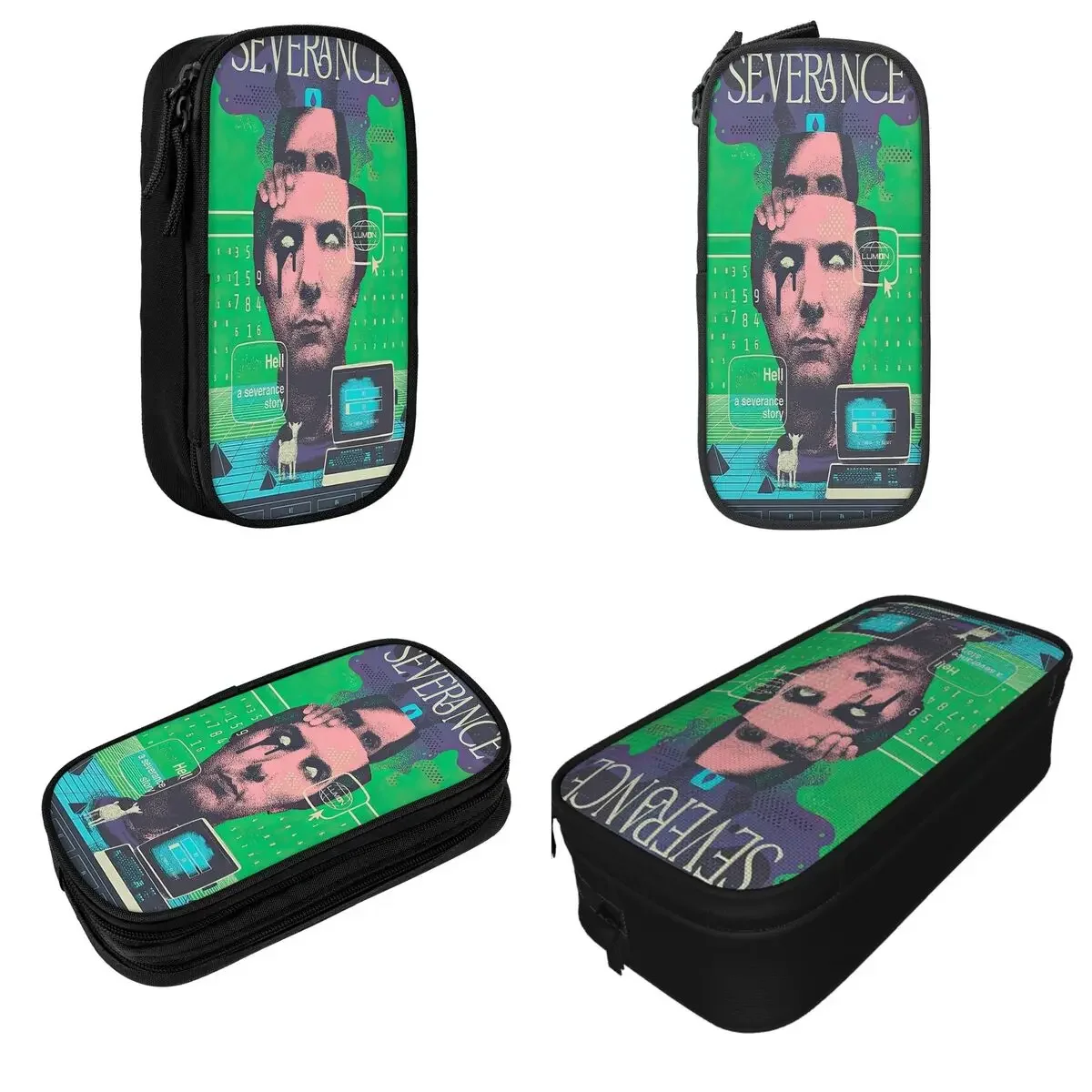 جديد قطع برنامج تلفزيوني الخيال العلمي لومون مقلمة قلم رصاص الحقيبة حامل قلم للطلاب أكياس تخزين كبيرة الهدايا المدرسية القرطاسية