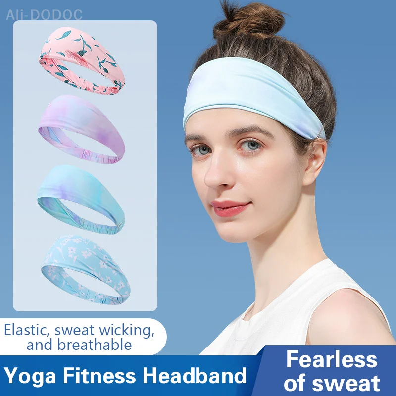 Sports Hair Bands Outdoor Fitness Yoga Sweat Absorbent Hair Bands Colorful Men And Women Bandana Antiperspirant Band