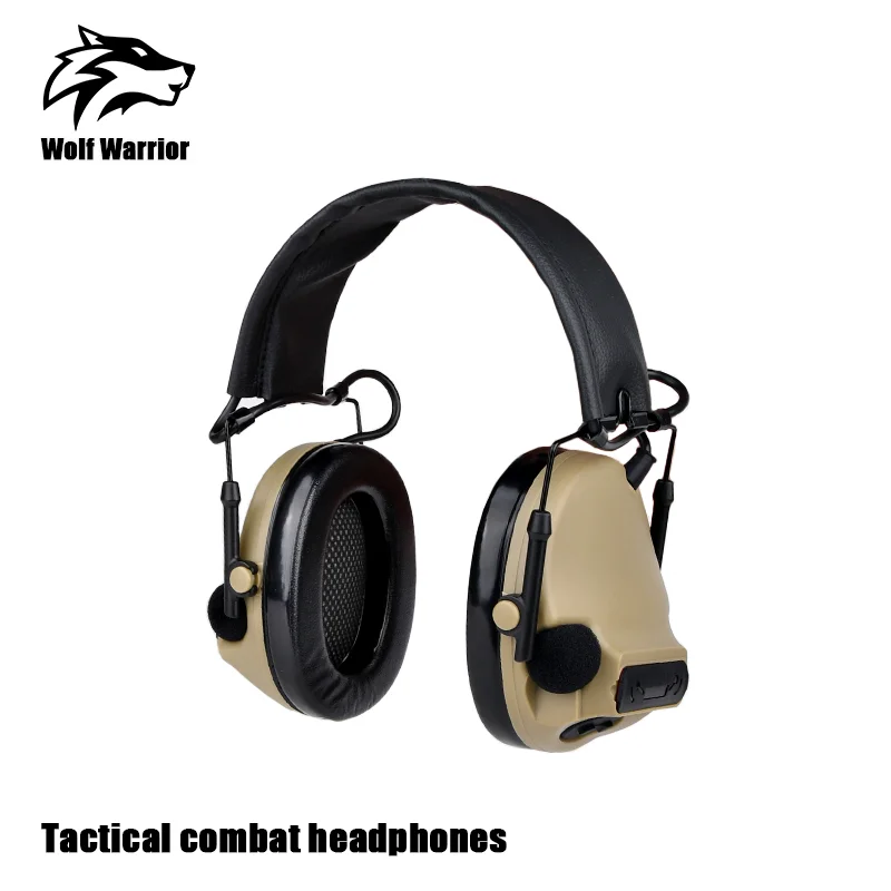

CT XPI Tactical Headset Foldable Earmuff Microphone Military Headphone Shooting Hunting Ear Protection Earphones